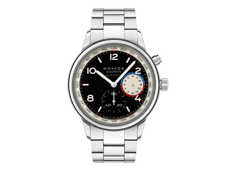 Nomos Glashütte ra mắt Club Sport neomatik Worldtimer dark – Đồng hồ Worldtimer phủ dạ quang toàn diện