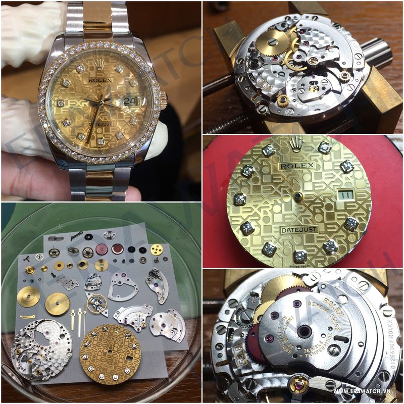 lau dầu đồng hồ rolex chính hãng
